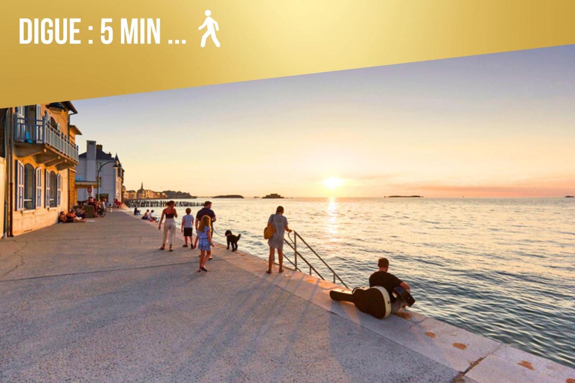 Allen - 2Min De La Plage Du Sillon Et Intra Saint-Malo Esterno foto